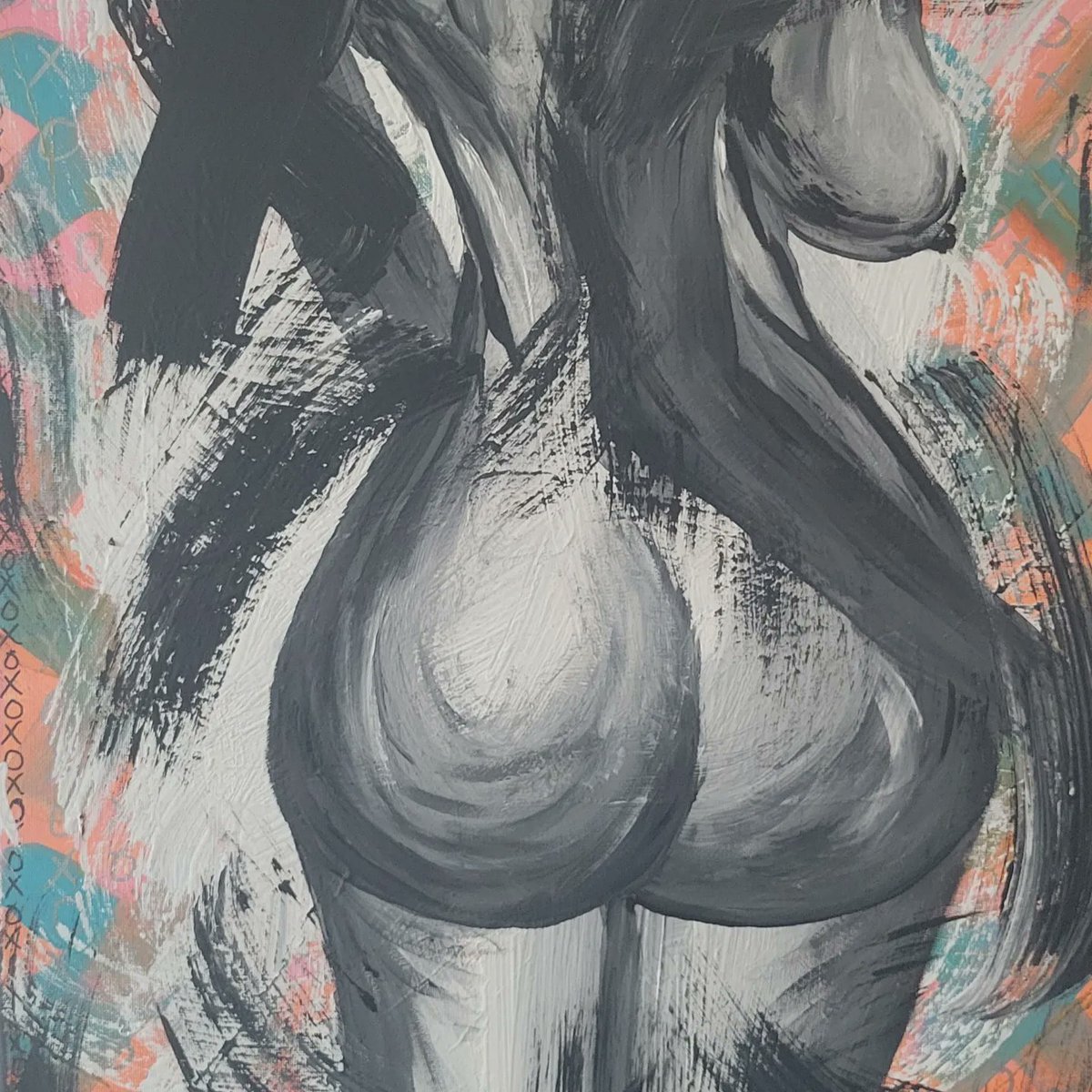 Title: XO 
Available on opensea. 
Will send physical painting to buyer. 

#NFTCommunity
#nsfwtwt #nftart #NFTartist

Link to opensea 👇
opensea.io/assets/0x495f9…