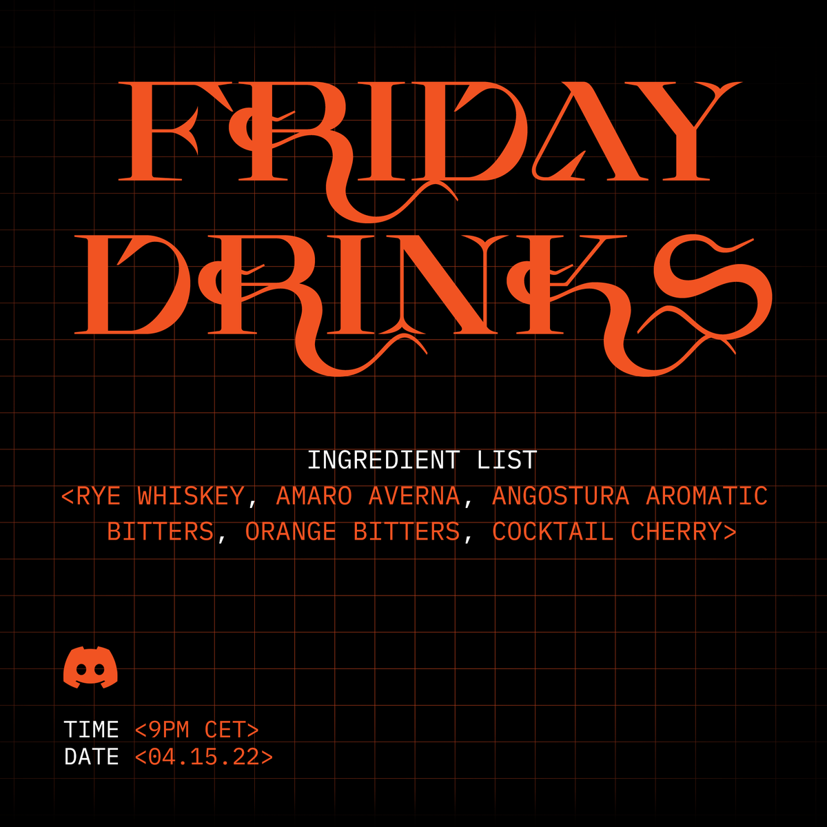 Is there a better way to end the week than talking with friends while sipping on a good cocktail? 🥃

Then it’s your lucky day, here is what you need to make a Black Manhattan.