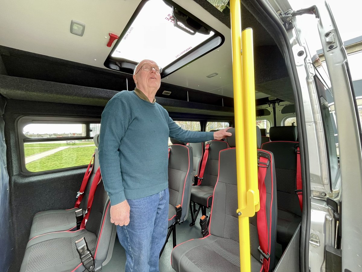 BroraDevelops's tweet image. We were pleased to show Cllr Jim McGillivray around our community bus today. Thanks for your support, Jim!