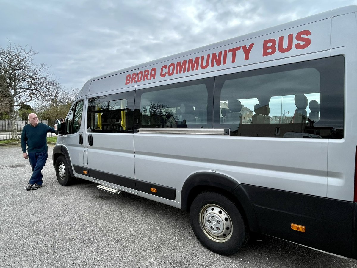 BroraDevelops's tweet image. We were pleased to show Cllr Jim McGillivray around our community bus today. Thanks for your support, Jim!
