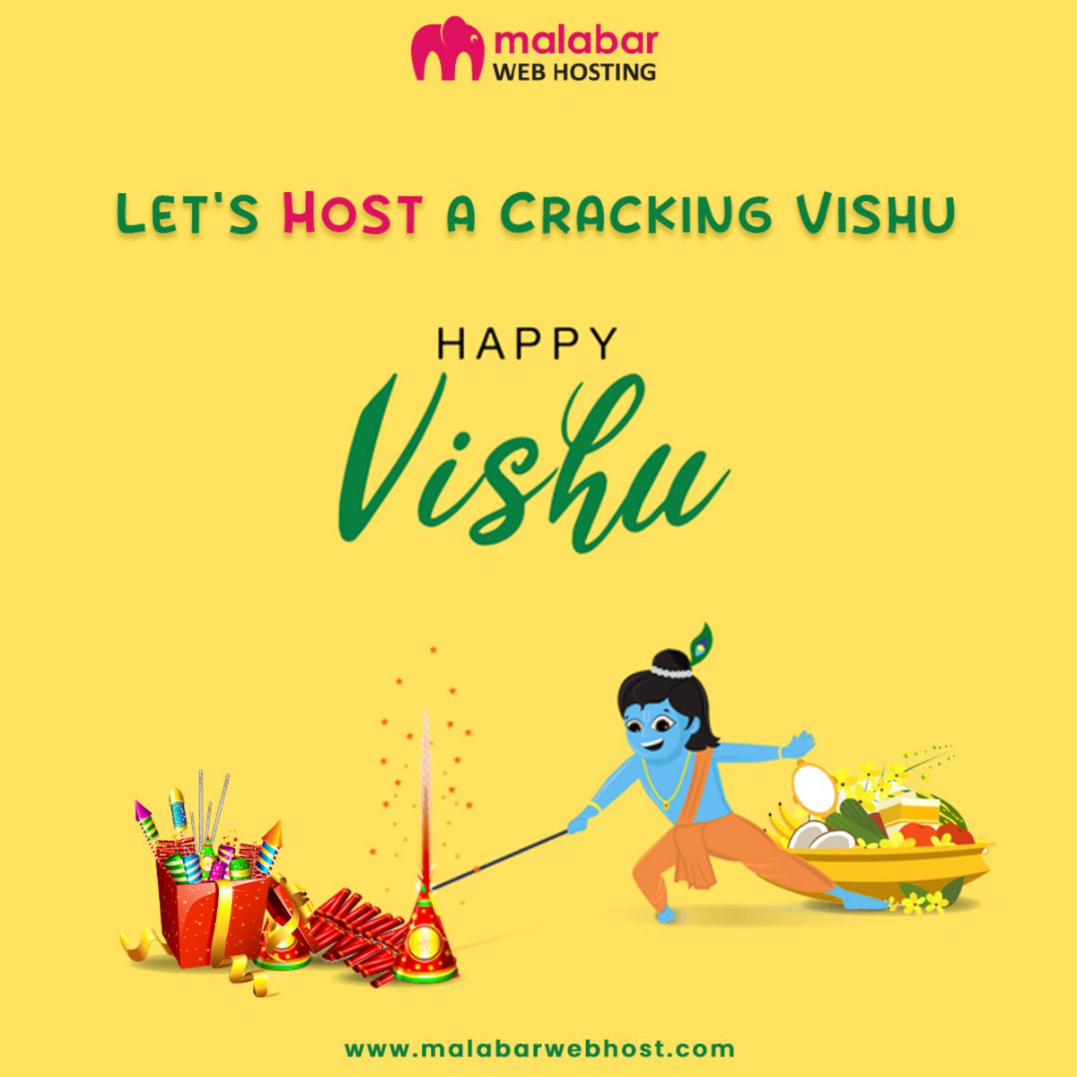 malabar_webhost's tweet photo. May this Vishu fill your life with profound joy and peace. As we gear up for a cracking celebration with our loved ones, let us also pray for their wellbeing and happiness. Happy Vishu to everyone.
.
.
.
.
#Happyvishu #vishu #vishu2022 #vishufestival #MalabarWebHosting #kerala https://t.co/vAABfUTMMa