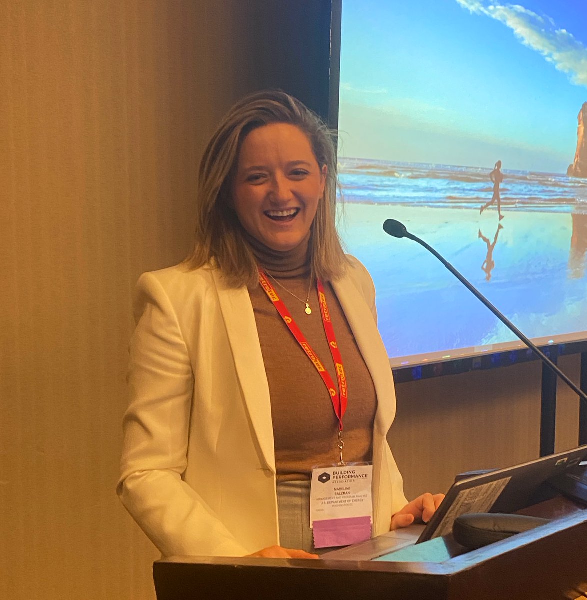 JoinBPA's tweet photo. .@MadelineSalzman of @ENERGY intros 3 #workforcedevelopement projects funded by the Building Technologies office. In today’s session, they’ll discuss their plans to develop online courses for #energyefficiency &amp; demand management professionals. #NHPC22 https://t.co/O4walv8Tjj