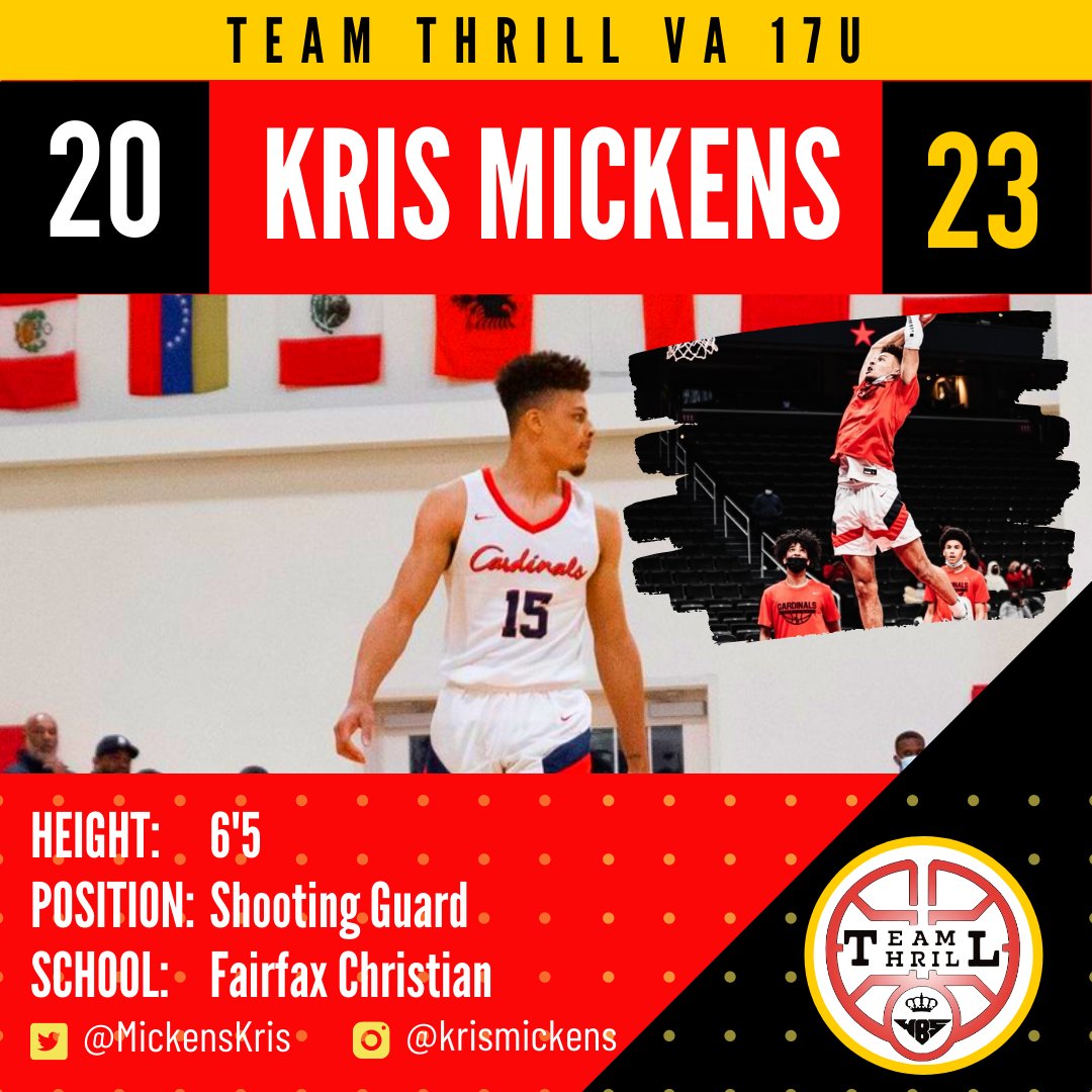 Team Thrill VA on Twitter "Team Thrill 17U VA Roster https//t.co