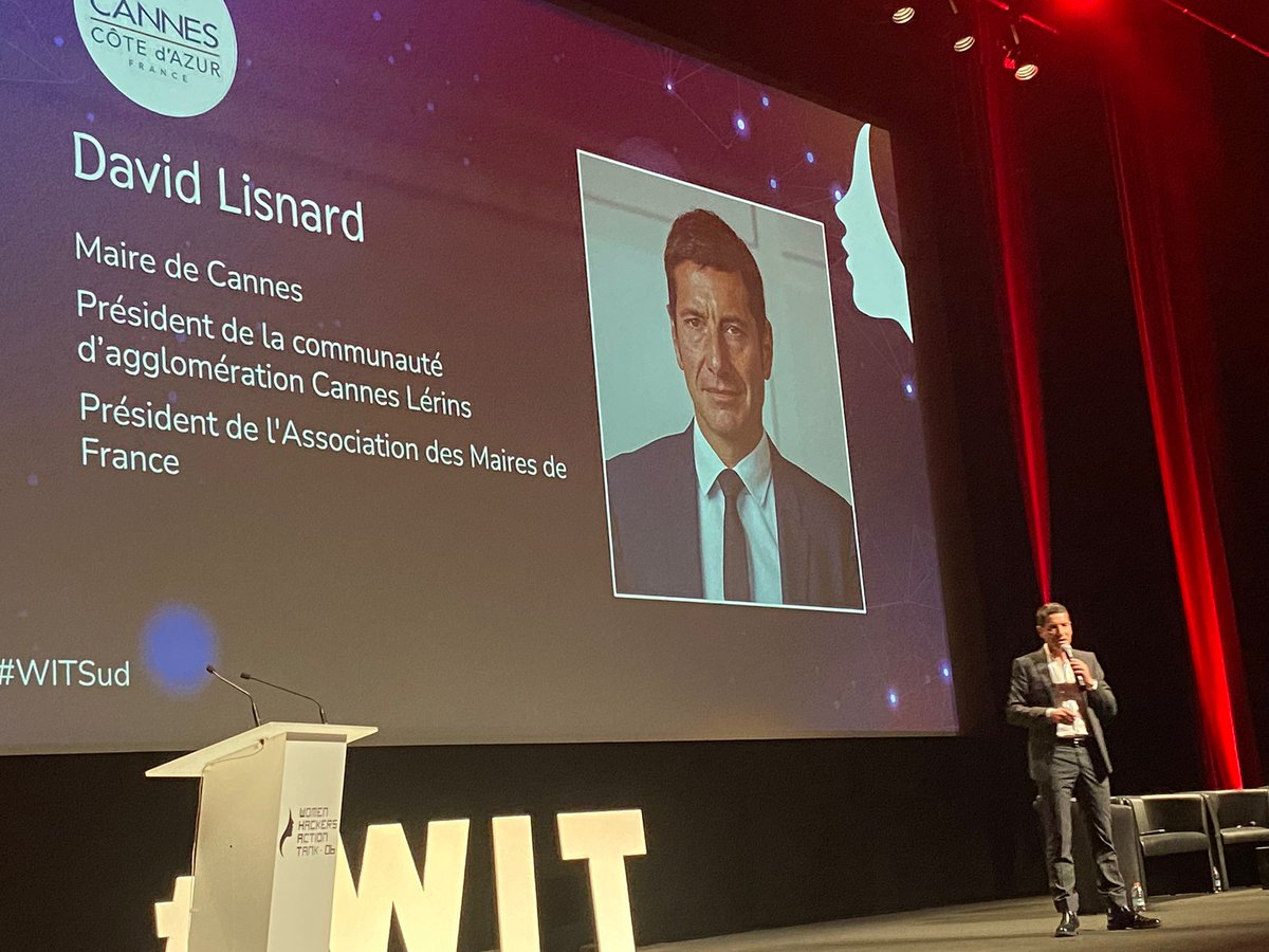Women Hackers Action Tank 06 (WHAT06) (@whathackers) on Twitter photo Ouverture de la cérémonie des Trophées #WITSud 🏆 par le maire de Cannes <a href="/davidlisnard/">David Lisnard</a>.
Allons au-delà des clichés, dans la Tech, dans la Politique et tous les autres domaines 🚀
#CotedAzurFrance #WomenInTech #FrenchTech Ouverture de la cérémonie des Trophées #WITSud 🏆 par le maire de Cannes <a href="/davidlisnard/">David Lisnard</a>.
Allons au-delà des clichés, dans la Tech, dans la Politique et tous les autres domaines 🚀
#CotedAzurFrance #WomenInTech #FrenchTech