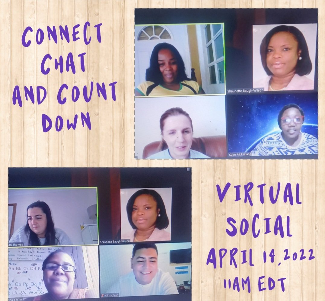 Love the connections made. Connect Chat and Count Down Virtual Social  #UntingOurWorld #ParticipateLrng