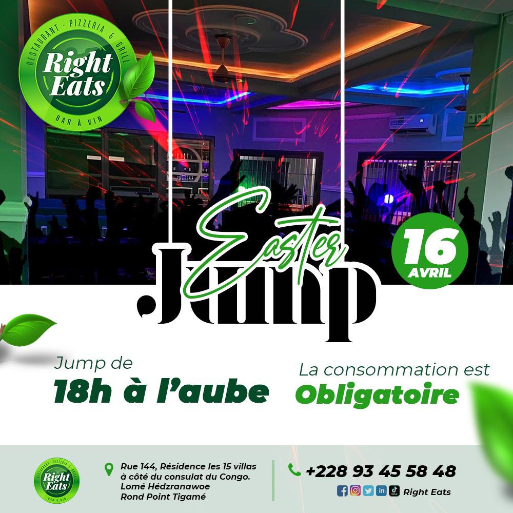 ProducerReally's tweet photo. RIGHT EATS 🥪💚 / LA QUALITÉ À BON PRIX😋
Do you like enjoyment , Party life , Fun Mood ? No waste time , we gonna make bounce together...
Join us April 16th , 2022 at 6 P.M on "RIGHT EATS🥪💚" for our "EASTER JUMP" 
Party no stop !! Party no dey finish
#April #Easter #afro https://t.co/VmD9OYrGUM