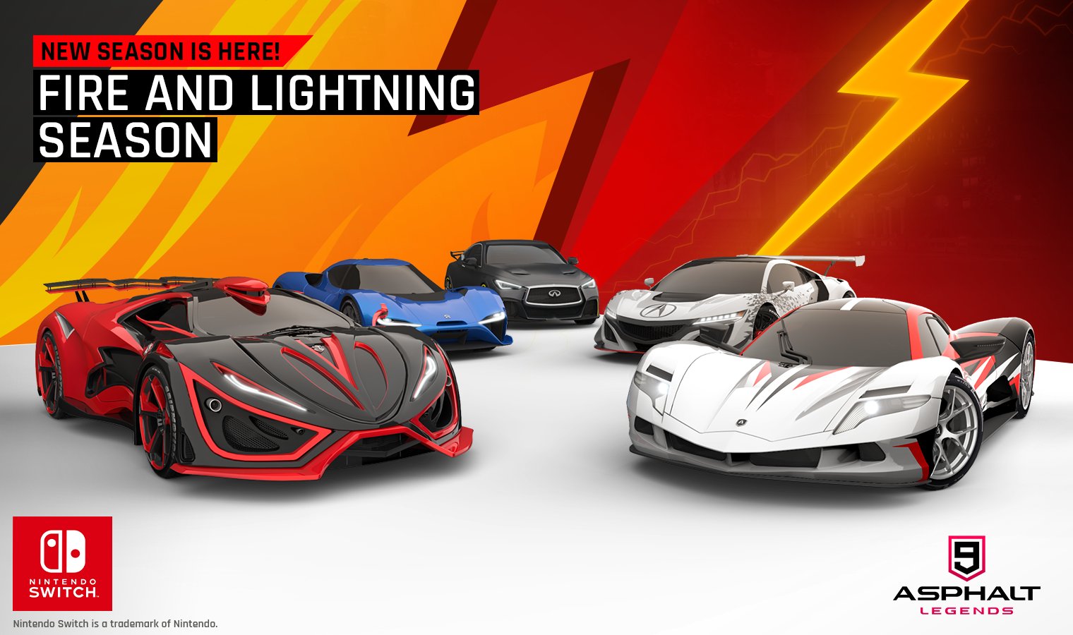 Asphalt on X: Out with the old, in with the new. The spring update is now  available in Asphalt 9: Legends on the Nintendo Switch. Enjoy the new  challenges, optimizations, and cars