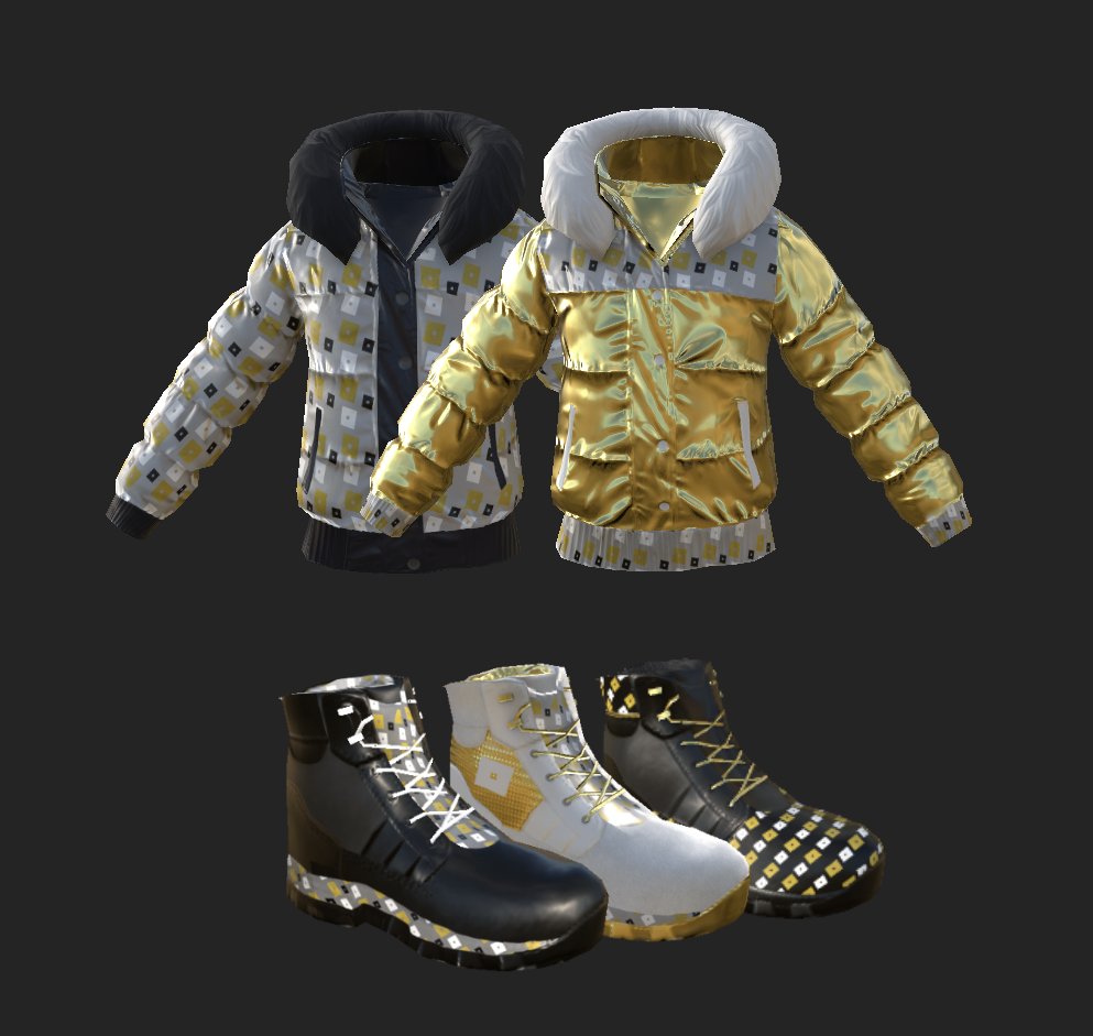 CoffeeNerd2_0's tweet image. Got the chance to work with @Roblox to create the new ⭐️VIP Layered Clothing⭐️ Let me know which one you'd wear IRL!
#RobloxDev @robloxdevrel #RobloxClothing