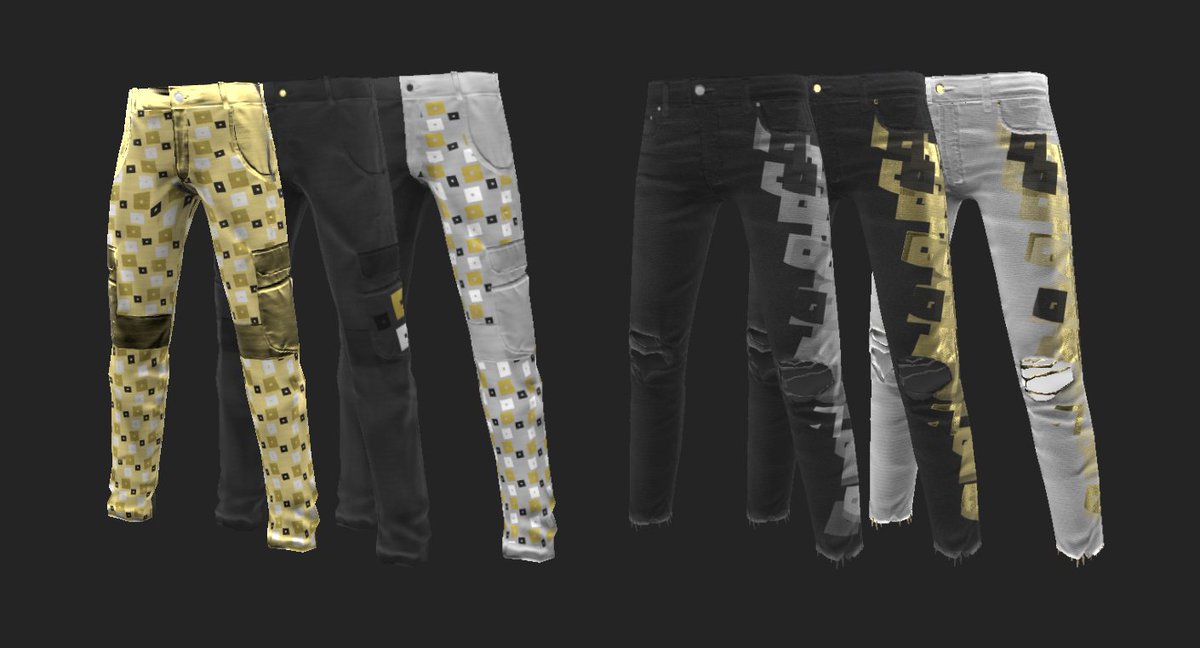 CoffeeNerd2_0's tweet image. Got the chance to work with @Roblox to create the new ⭐️VIP Layered Clothing⭐️ Let me know which one you'd wear IRL!
#RobloxDev @robloxdevrel #RobloxClothing