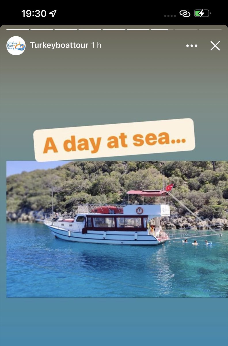 sfox2003's tweet photo. Private boat with crew today, tour of private bays &amp; hidden gems. Lunch at sea was gorgeous #holiday2022 #Turkey https://t.co/qGcqkYMqI7
