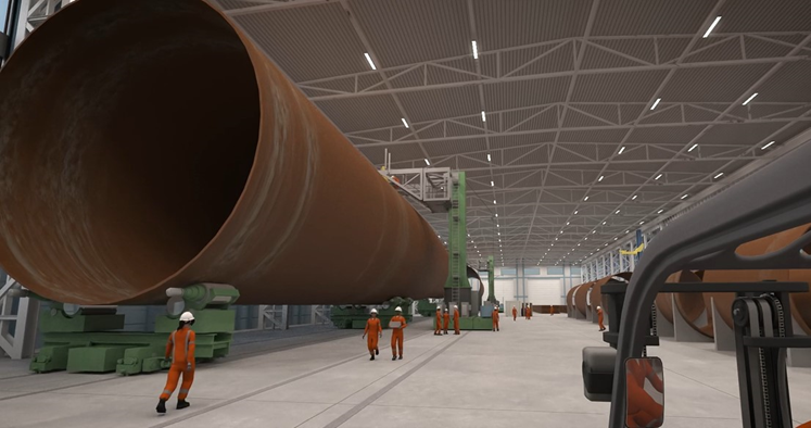 USWindInc's tweet photo. #DYK monopiles are the most used foundation for offshore wind turbines? With the help of @steelworkers, US Wind will make these massive structures at #SparrowsPointSteel. Learn more: https://t.co/Aq378548uc https://t.co/HhwrsAo8Zg