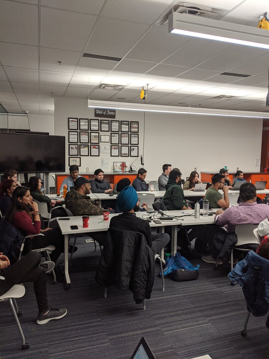 TheAIHub's tweet photo. #throwbackthursday to a #techtalksDC featuring our students and senior consultants from industry.  We cannot wait to launch our summer series! https://t.co/EgKKWbdTnh