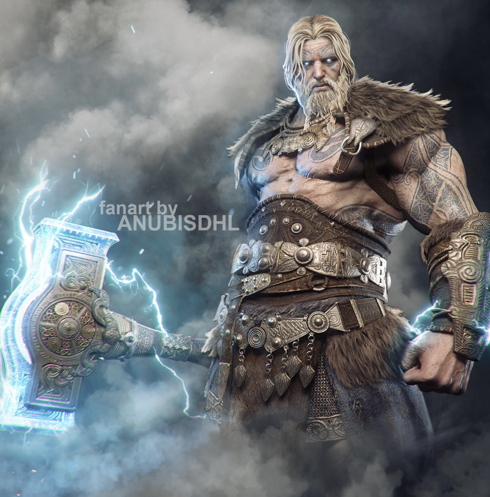 danielboy on X: What if this was Thor in god of war ragnarok but with the  god of war mjolnir  / X