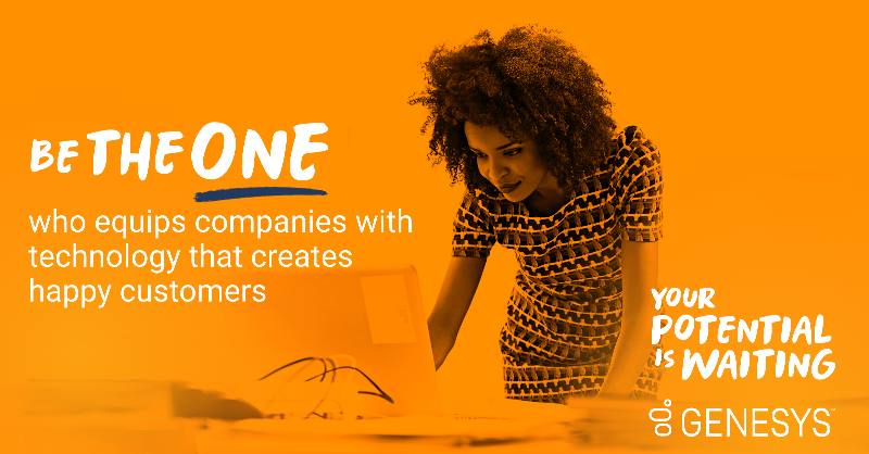 Genesys's tweet photo. Are you passionate about #sales and want to work for a company that values teamwork? Genesys is the place for you.
Join our sales team for endless opportunities – all while selling technology you can believe in.
#WhyGenesys #hiring #salescareers