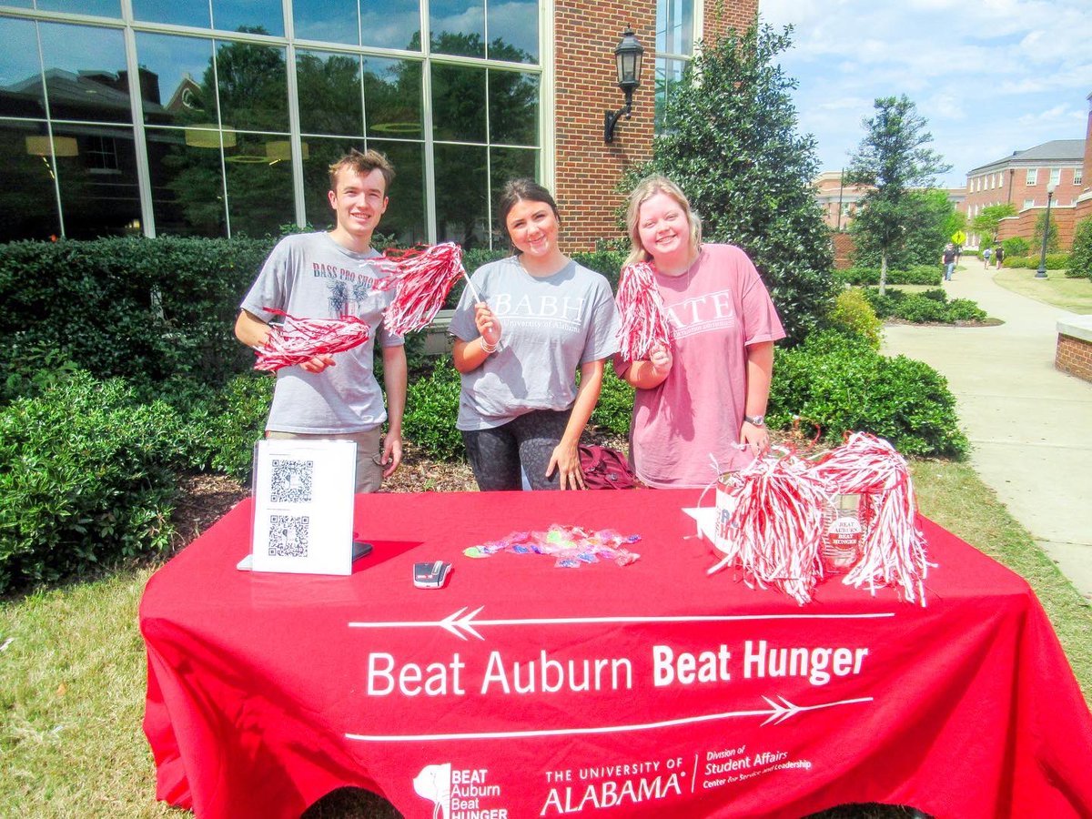 UA_BABH's tweet photo. Lended a hand to hunger and donated over 200 meal swipes yesterday! Such an awesome way to help out those on our campus who are food insecure. 

COME SEE US AGAIN on the Quad tomorrow from 11-1 for JNJ cups!!! #TOGETHERWECAN https://t.co/4RkyerF6Ti