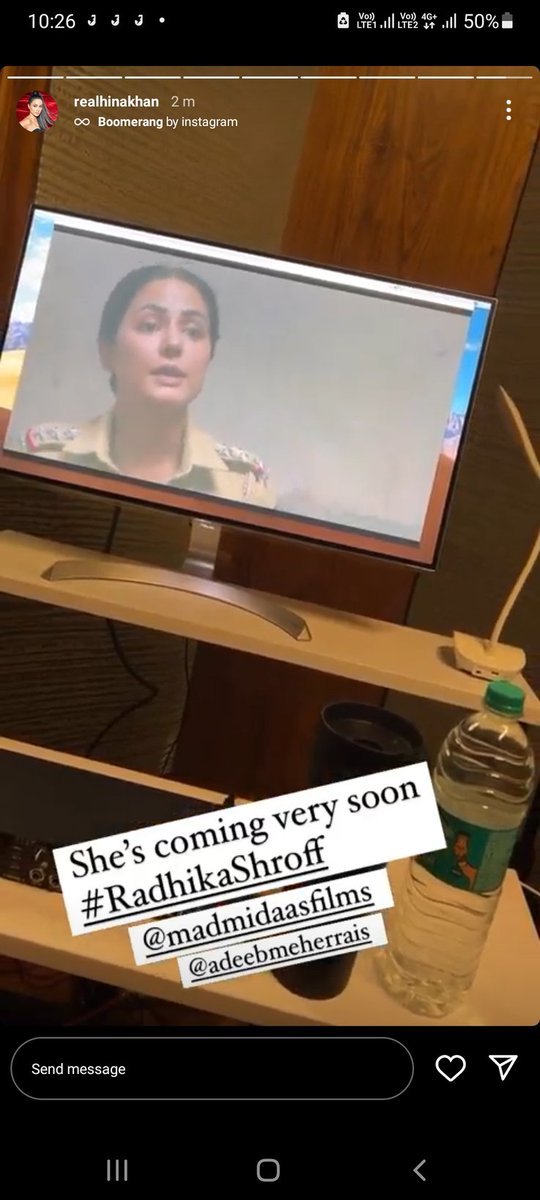 NeerajDey5's tweet image. She's coming super soon 
Eagerly waiting for #SevenOne #Hinakhan #RadhikaShroff