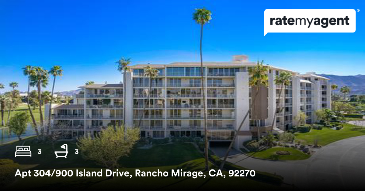 ViewCalifornia1's tweet image. 3 🛏 3 🛀  
📍 Apt 304/900 Island Drive, Rancho Mirage, CA, 92270

My latest sale on RateMyAgent
rma.reviews/wczJT4dJDoj2
