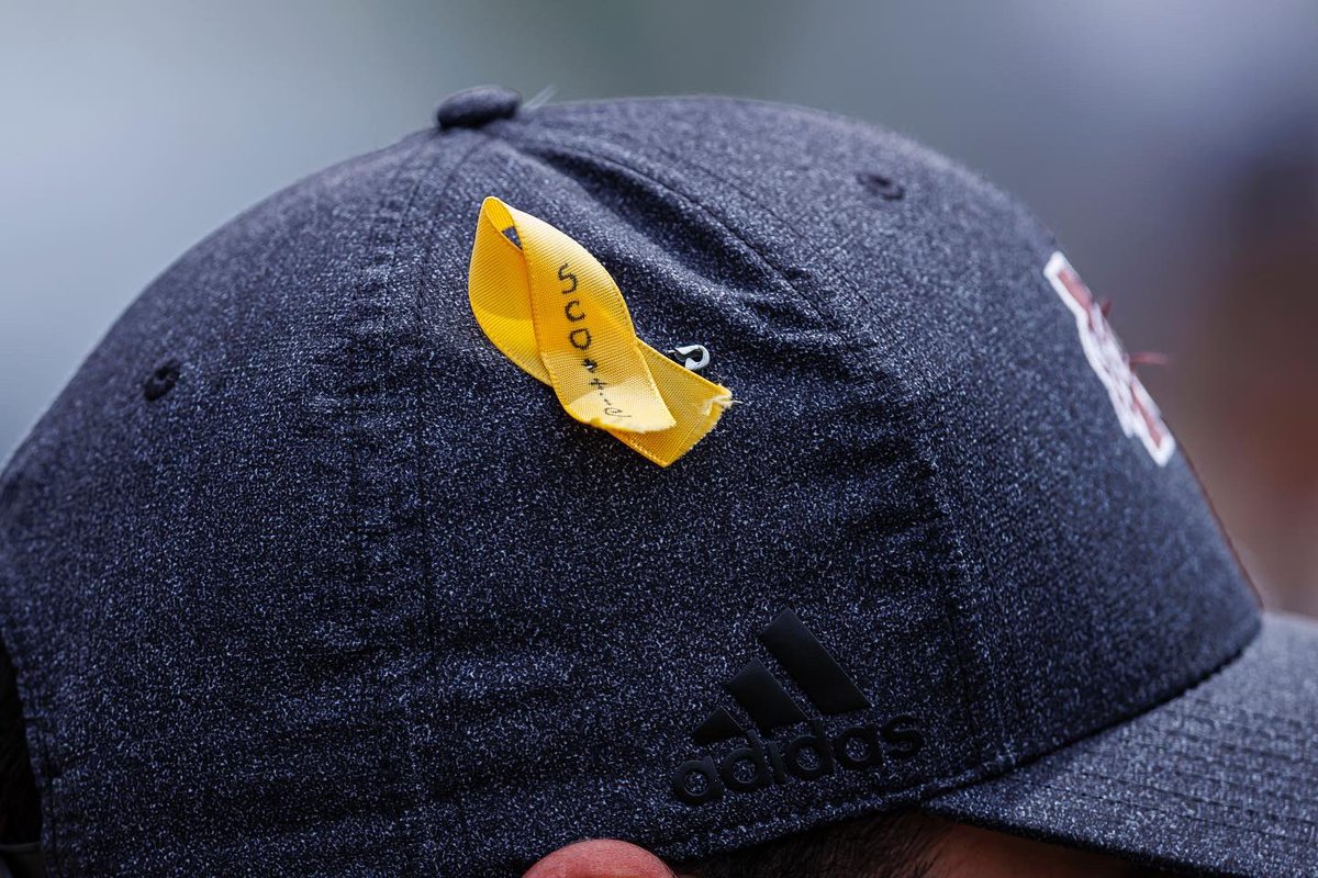 Our good luck charm 💕 
We were so thankful to have Scottie and her older sister Ella out at Mossy Oak to support us! It’s not too late to donate to <a href="/scottiesbirdies/">Scottie’s Birdies</a> to raise funds towards pediatric cancer research at the MD Anderson Cancer Center! 

#HailState🐶