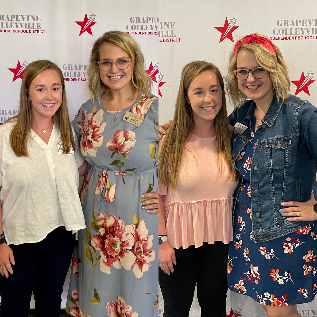 MrsShepSpeaks's tweet photo. How it started vs how it ended 🥰 I am in awe of @landrum_peyton and her achievements this year as a #gcisdfyt! @HeritageBroncos is lucky to have you and I am so grateful to have had a front row seat to your commitment to learn and grow. You’re going places, my friend! https://t.co/5WJycb5zw9