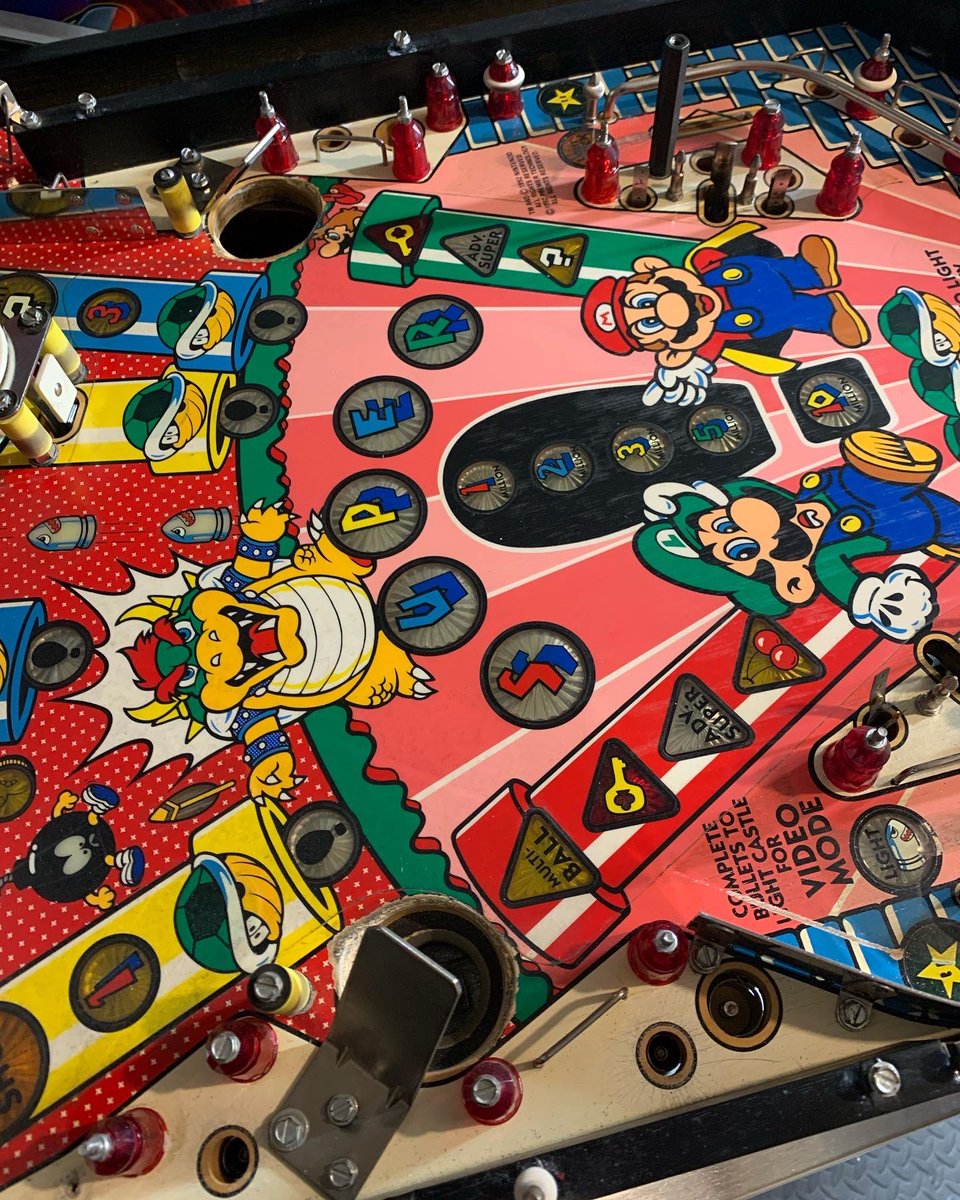 ThePinScientist's tweet image. Giving Super Mario Bros (by Gottlieb) some love and attention today.

TheEMScoreKeeper.com 

#Pinball
#PinballMod
#PinballMods
#PinballRepair
#PinballRestorations
#PinballCollector
#Gameroom
#Electromechanical
#SolidState
#SolidStatePinball
#Restoration
#FixingIt
#Hobby