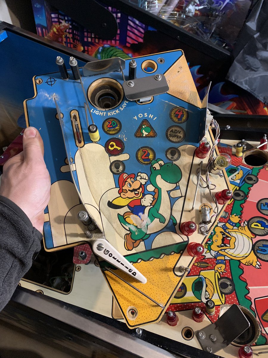 ThePinScientist's tweet image. Giving Super Mario Bros (by Gottlieb) some love and attention today.

TheEMScoreKeeper.com 

#Pinball
#PinballMod
#PinballMods
#PinballRepair
#PinballRestorations
#PinballCollector
#Gameroom
#Electromechanical
#SolidState
#SolidStatePinball
#Restoration
#FixingIt
#Hobby