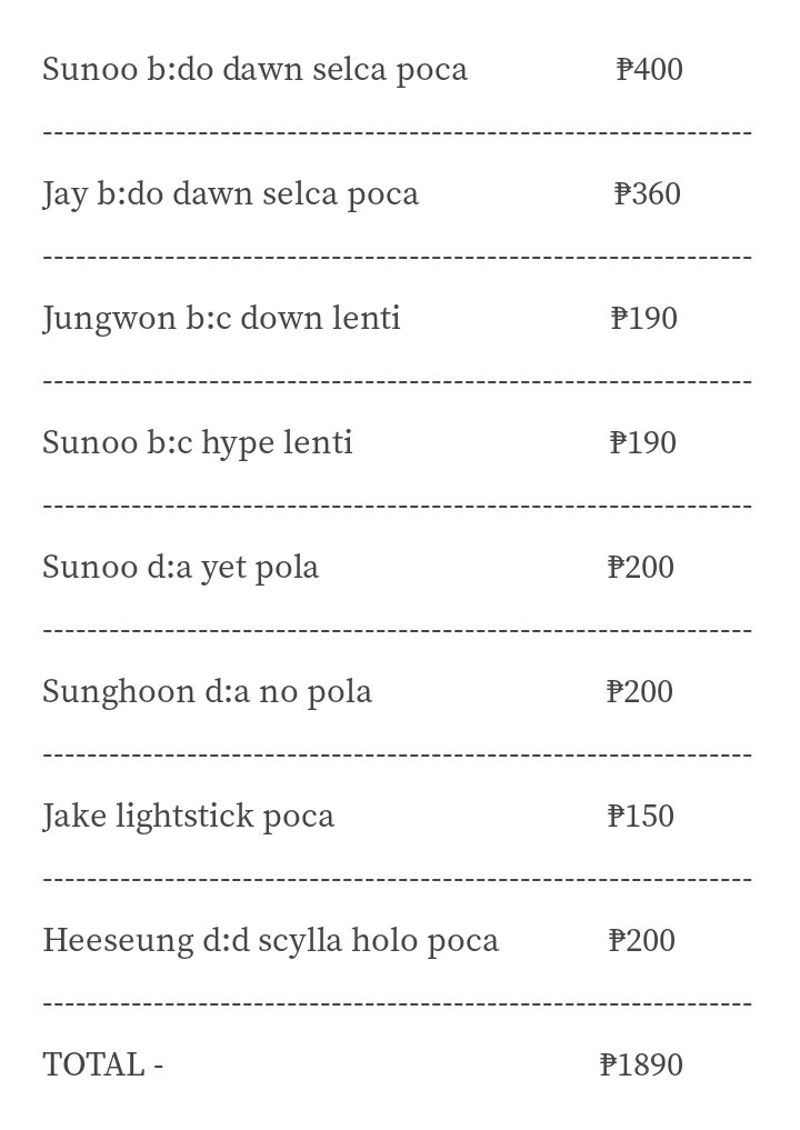 hoonluvluv's tweet photo. here's the prices po pala kqbdjwhzhwh 😭😭 https://t.co/wJdpWvmpyK