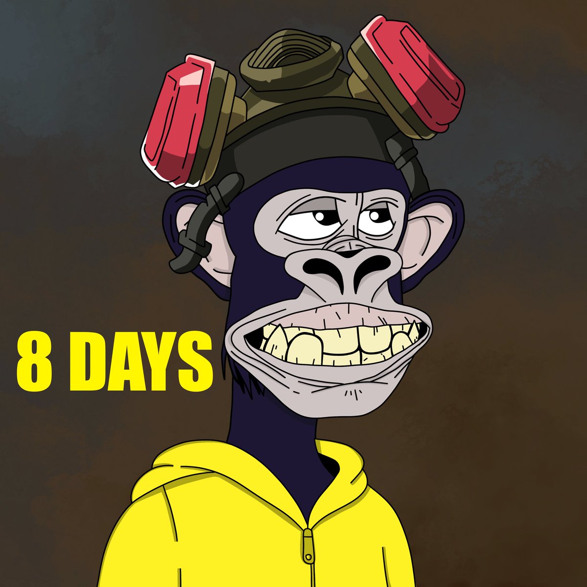Only 8 more days until mint. Join now before its too late. Awesome tight knit community. And WL opportunities are still available. Dont miss out on <a href="/BreakingBadApes/">Breaking Bad Ape Club - Mental Health Advocates</a> 
discord.gg/dHU96wNR56
#bbac #bbacfollowbbac #NFTCommunity