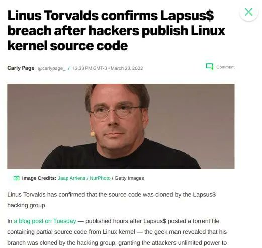 AutomateAaron's tweet image. With all the hacks in the news, yall may have missed that the entire Linux kernel has been leaked!

(Source: u/kremod on reddit)