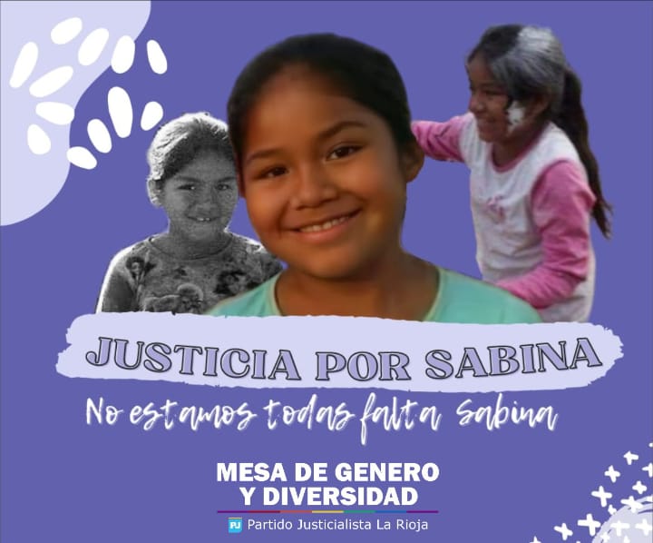A tres años del femicidio infantil de Sabina Condori Garnica seguimos exigiendo justicia.  
Un 14 de abril de 2019 en la precariedad del barrio Virgen Desatanudos, caracterizado por la soledad y oscuridad ante la falta de desmalezamiento, asfaltado, alumbrado