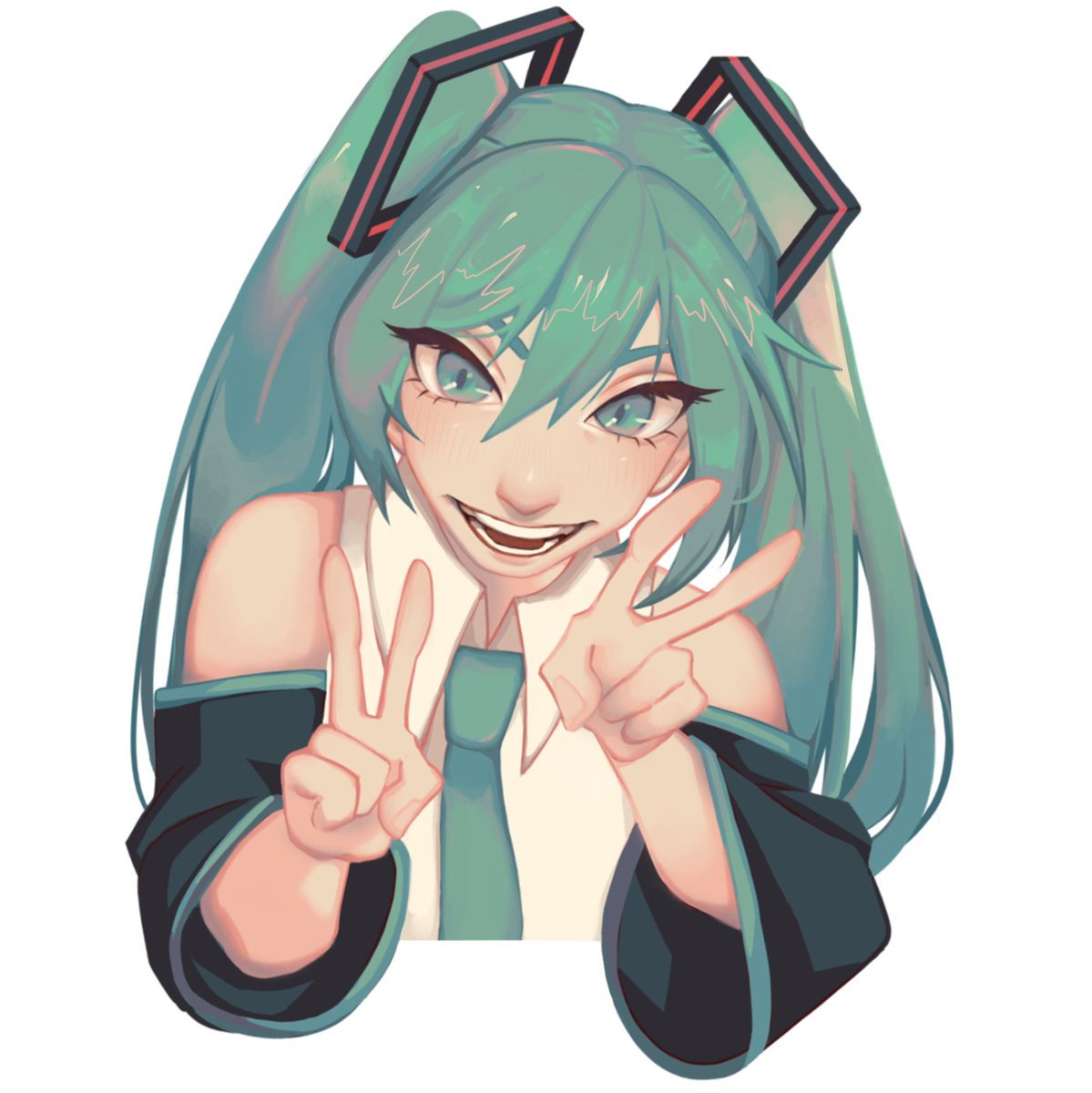 Raemiie's tweet photo. erm hi i haven't posted for an entire year but i wanna try twitter again!!!!! hatsune miku drawing https://t.co/4Af24AYumZ
