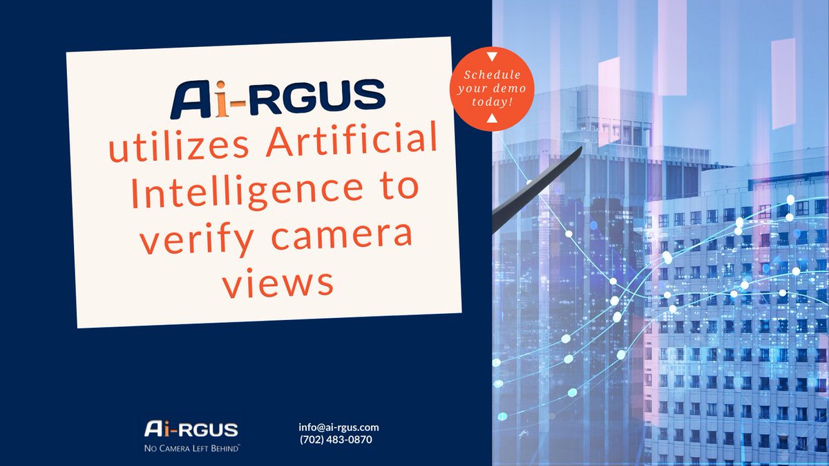 Ai_RGUS's tweet image. With complex algorithms developed by the Ai-RGUS software development team, camera malfunctions are easily identified and can be fixed immediately! 

Have your cameras ever malfunctioned? 
#AiRGUS #CameraMonitoringServices  #ArtificialIntelligence #ai #Innovation #technology