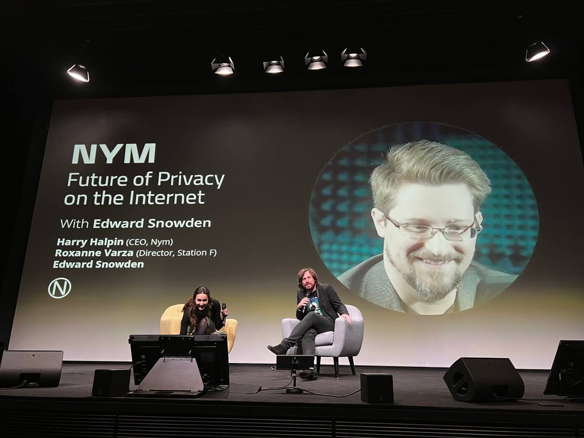 nym's tweet photo. Snowden: "We are blinded to the authoritarianism of our own countries" ... "and the reason why authoritarianisms work today is because of a lack of privacy."

Livestream: https://t.co/H6lB4BtLSv 
Password, go to: https://t.co/fgwNnVBzxn https://t.co/USFpDpUzKa