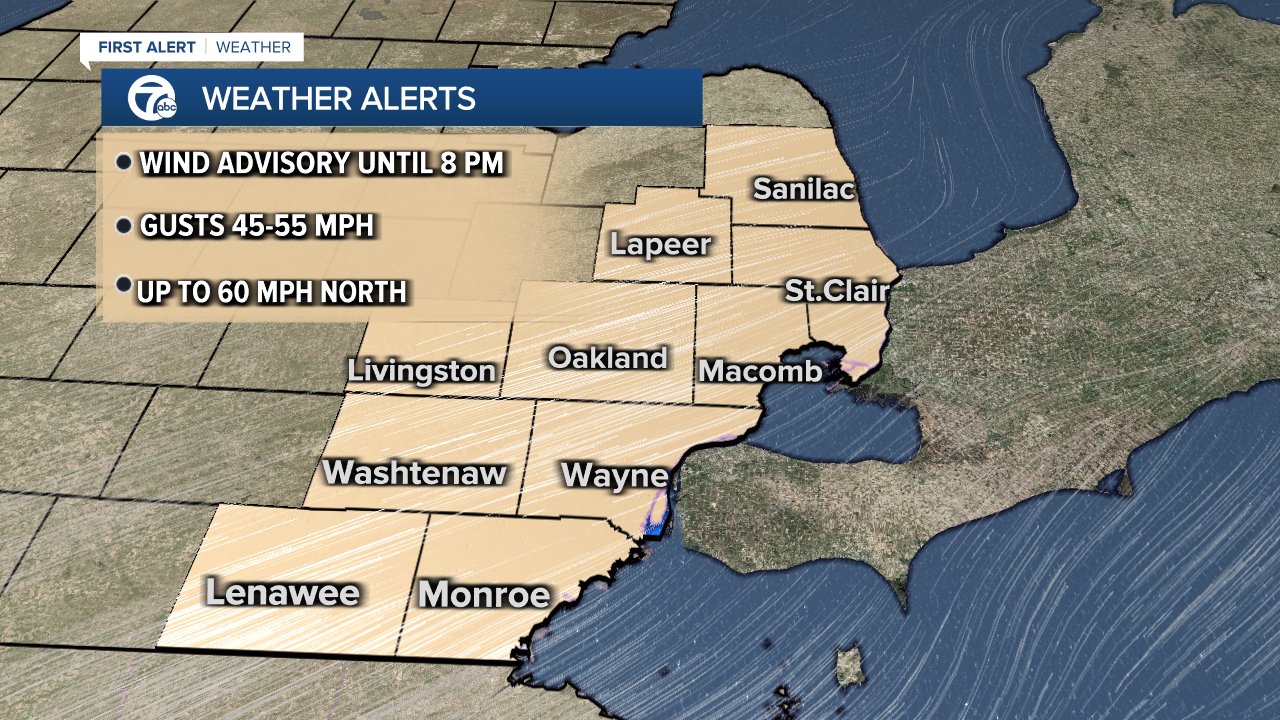 Dave Rexroth on Twitter: "Wind advisory until 8 pm. Highest gusts from