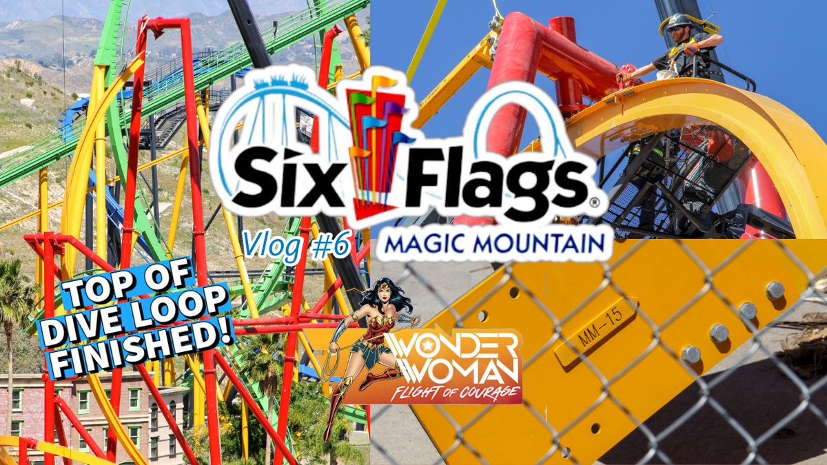 ACN_Coasters's tweet image. Top of dive loop on Wonder Woman Flight of Courage is finished! Check out our newest YouTube video for complete coverage.
youtu.be/YNLOB1HkwKY
#sixflags #sixflagsmagicmountain #rockymountainconstruction #rmc #wonderwoman #dccomics