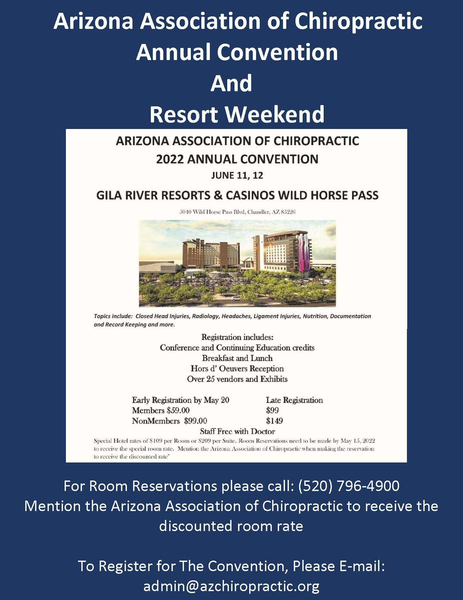 Arizona Association of Chiropractic (@az_assoc_chiro) on Twitter photo 