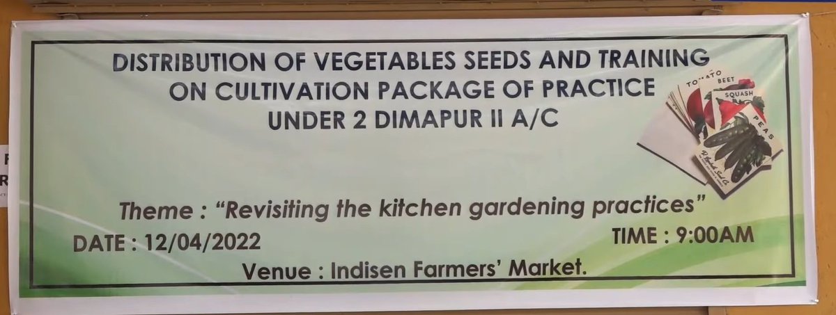 Moatoshi_2Dmr's tweet photo. We Nagas grew everything in our Jhum fields. We ate clean, chemical free vegetables and did not depend on anyone for our food. So on 12th April, a small initiative was launched to
revive urban kitchen gardening by distributing seeds and conducting  training on best practices. 1/2 https://t.co/weUGyLmCgd