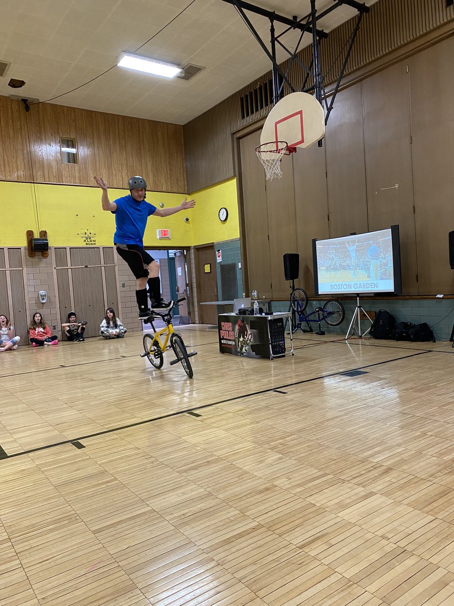 MrsSheroff's tweet image. Had a lot of fun at the bike assembly today and learned some important reminders about treating others the way we want to be treated, overcoming fears, and using kind words!