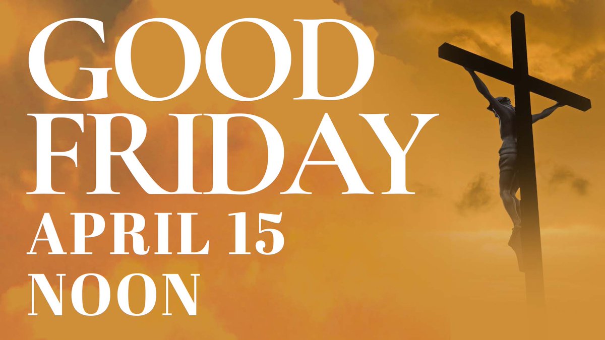 TheBend_Org's tweet photo. Our Holy Week events continue tomorrow at noon for Good Friday service. We hope to see you there! #EasterAtTheBend #EasterHTX https://t.co/P409eKcHD4