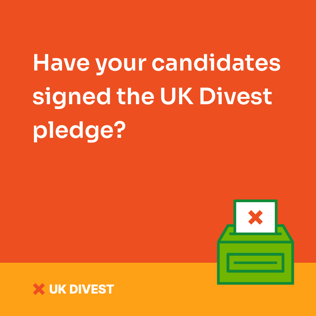 UKDivest's tweet photo. Our local councils invest a whopping £10bn in the fossil fuel industry! 🏭🔥💷

Take climate action this election season by getting your candidates to sign the UK Divest pledge: https://t.co/gIFsf1cMbK https://t.co/sHH5mk4u7n
