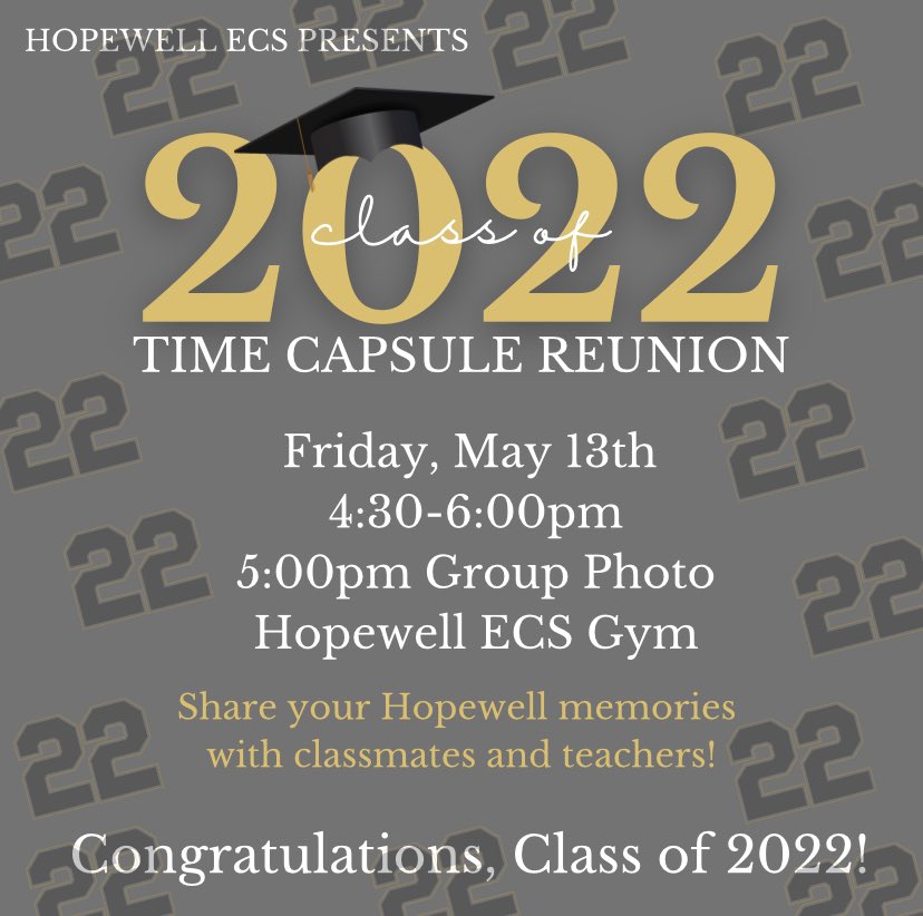 Please share with our Hopewell Elementary graduates!