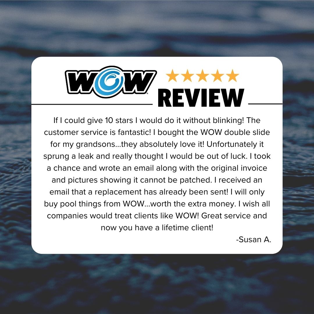 Shoutout to Susan A. for the WOW 5-Star Review! ⭐

We take pride in providing top tier customer service to our customers. We back our products 💯%. And if you run into issues, we'll be sure to make it right in record time!