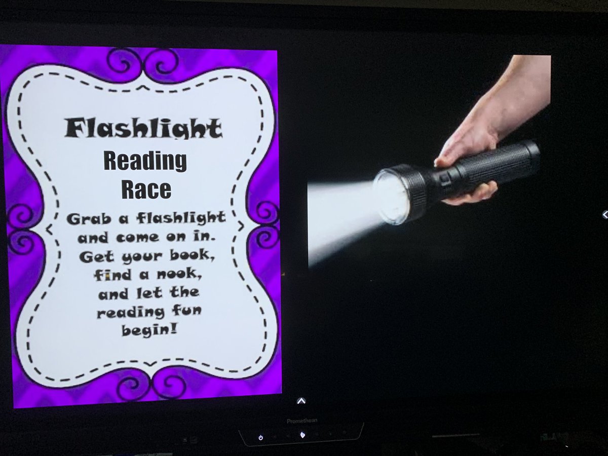 Flashlight Reading!! Which class will win today’s stamina race? Stay tuned to find out!!