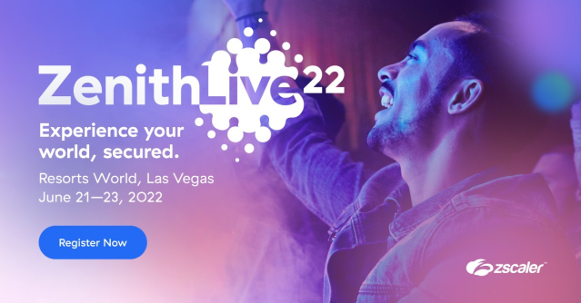 Zenith Live is coming—are you ready? Register now to see the biggest breakthroughs in zero trust and cloud security. Join us at the fabulous Resorts World in sunny Las Vegas—you won't want to miss it! lnkd.in/e6JYbku #ZenithLive2022 bit.ly/3jEUulS