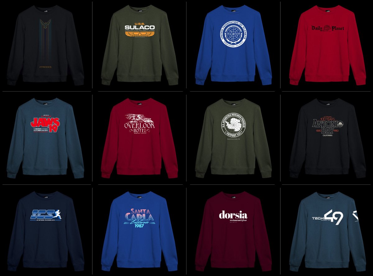 LASTEXITshirts's tweet photo. COMPETITION TIME!
We've added an amazing new selection of film inspired sweatshirts to the range today. To enter the competition, RT this post and let us know which one you would choose if you won. 

View the range here > https://t.co/wsseokh6gF https://t.co/ZyeElrRyBl