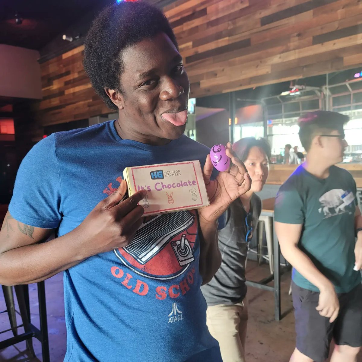 HoustonGaymers's tweet photo. It's chocolate 🍫 🍫 🍫
Thanks everyone who came out to our lovely April Main Meetup! Can wait to see y'all at Handhelds on the 19th and our Drag Show on the 23rd!
.
#houston #texas #gayming #gaming #lgbtqia #wvent #handheldgaming #boardgames #tcg #dragqueen https://t.co/nYGTAr6YcE
