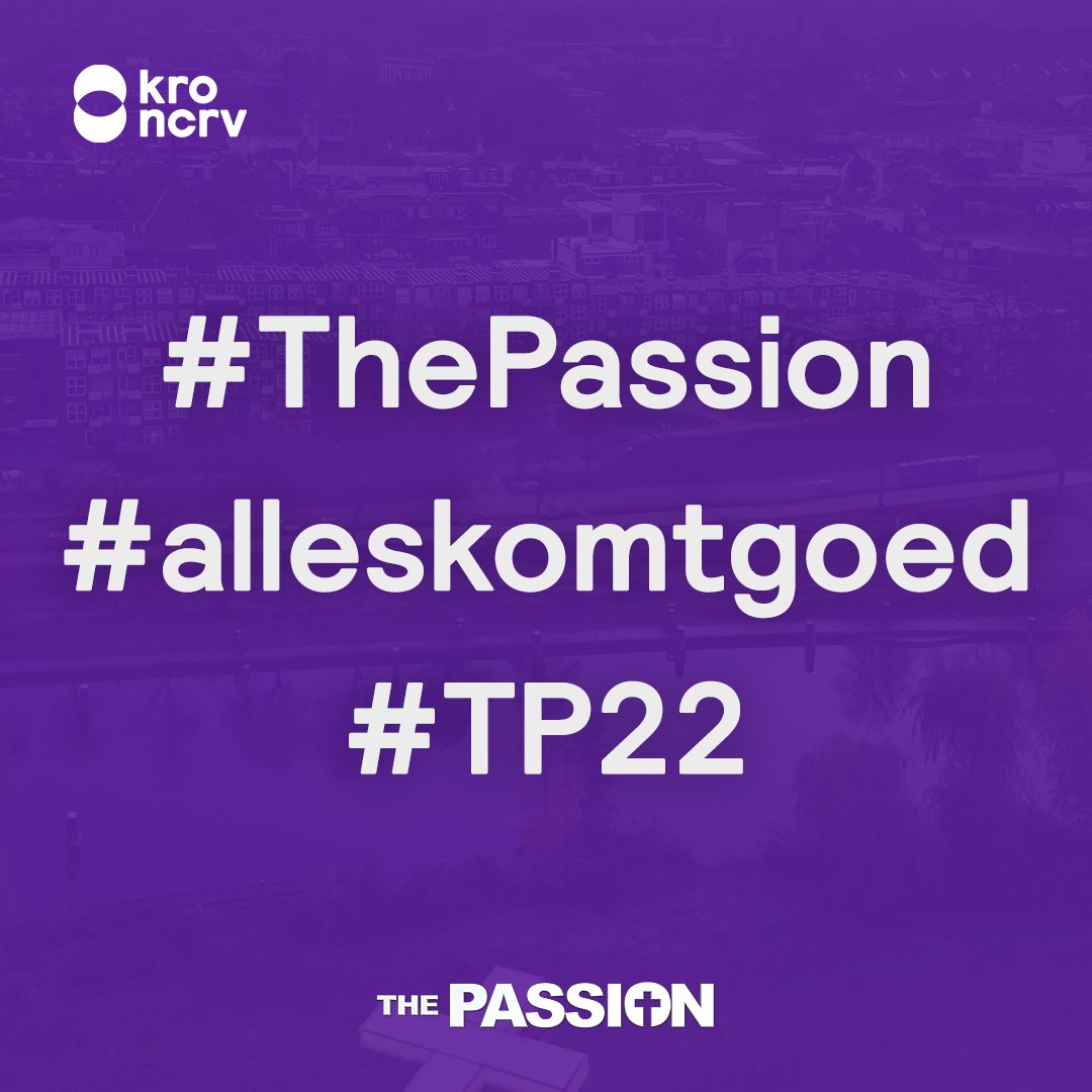 thepassion's tweet image. Tweet je mee tijdens de uitzending? 💜 Gebruik de hashtags #ThePassion #TP22 en #alleskomtgoed.
