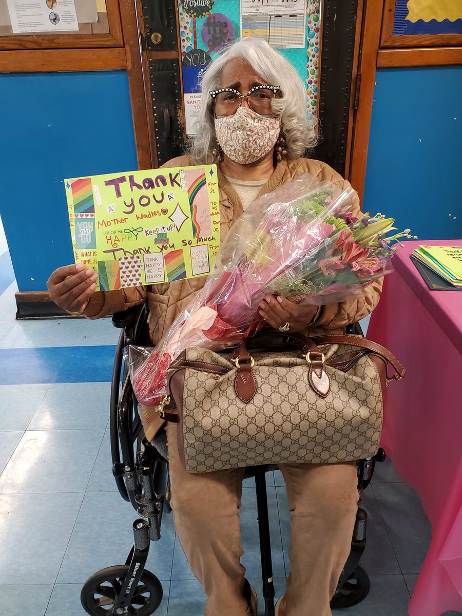 and_now_adaeh's tweet photo. Oh God, I thank you! Thank you for HOW YOU bless what I'm trying to do. Ms. Ellis, on the behalf of her late mother Mother Waddles, donated Easter baskets and goodies to Thirkell students and staff! I'm bursting with gratitude! #TheRiseContinues https://t.co/GRnGf6PeJS