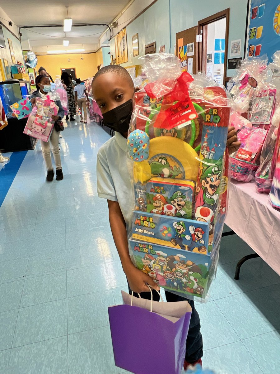 and_now_adaeh's tweet photo. Oh God, I thank you! Thank you for HOW YOU bless what I'm trying to do. Ms. Ellis, on the behalf of her late mother Mother Waddles, donated Easter baskets and goodies to Thirkell students and staff! I'm bursting with gratitude! #TheRiseContinues https://t.co/GRnGf6PeJS