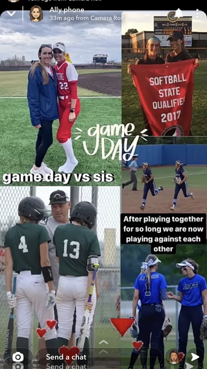 PickeringAndy's tweet photo. Game day with girls on opposite teams https://t.co/sLfURkcLmt
