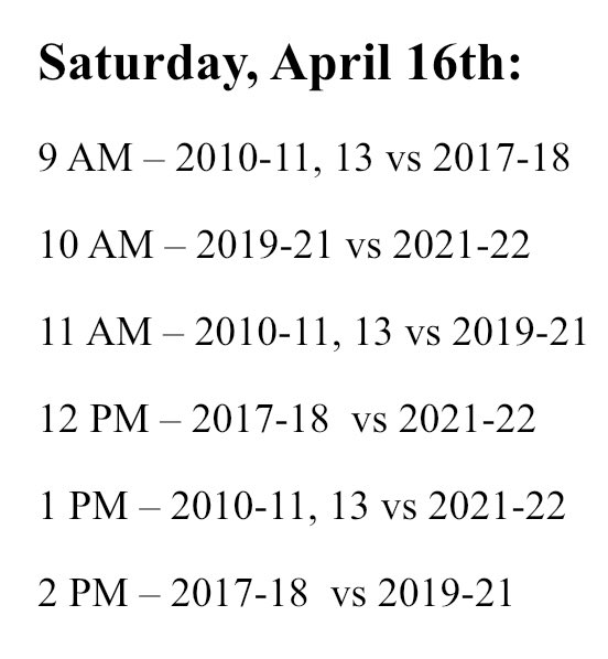 Looking forward to hosting our 7th annual alumni tournament this Saturday! Stop out to RFHS and check out the action.